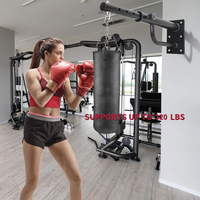 powerfeng Heavy Bag Hanger Wall Mount: Adjustable Punching Bag Hanger with 360 Swivel Rotate- Heavy Duty Boxing Bag Bracket for Home Gym - Image 4
